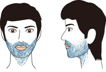 青髭が濃くなった年齢の画像